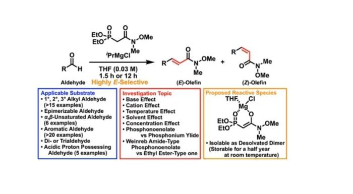 Proposed Weinreb amid-type Horner–Wadsworth–Emmons reaction