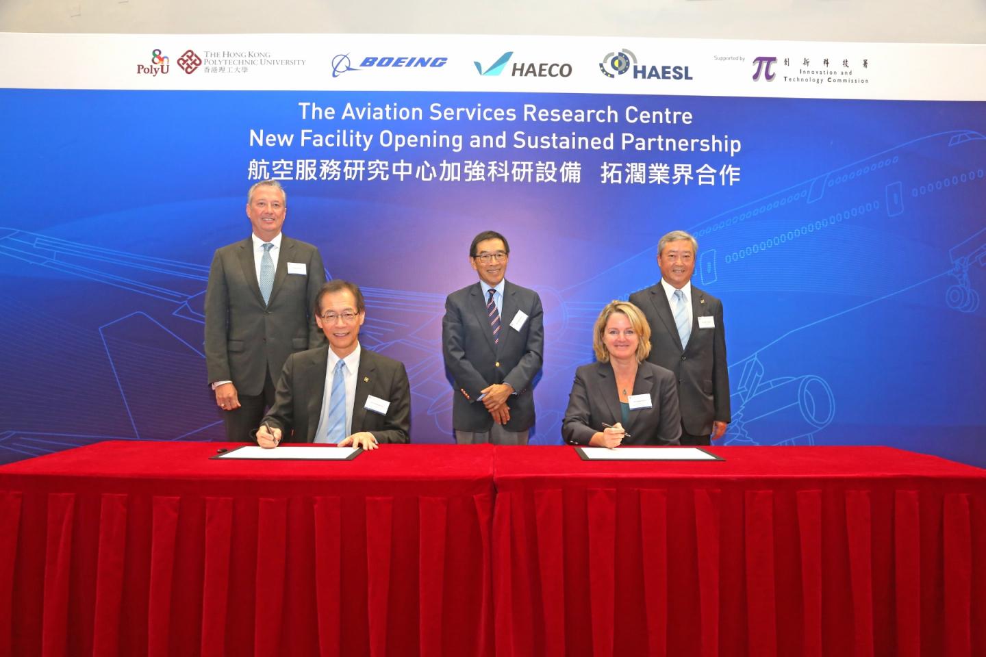 PolyU and Boeing Signed to Renew a Partnership for Another 5 Years
