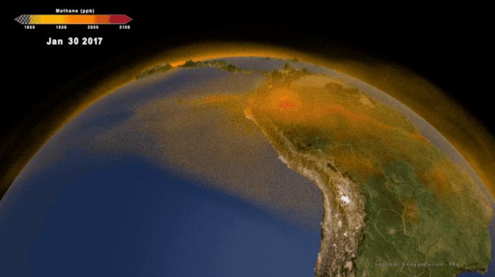 New 3D View of Methane Tracks Sources and Movement