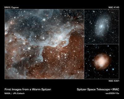 Spitzer Warm Mission First Images