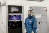 3D printer at UrFU laboratory.