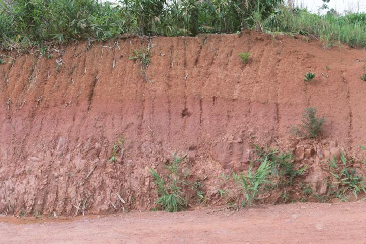 Sandstone Boulders within An Impact-Breccia Deposit