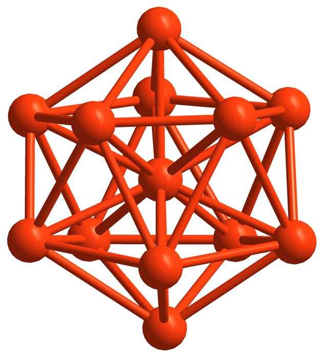 Structure of the tridecanuclear icosahedral [Fe@Fe12]16+ cluster