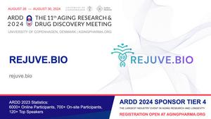 Announcing Rejuve.Bio as Tier 4 Sponsor of ARDD 2024