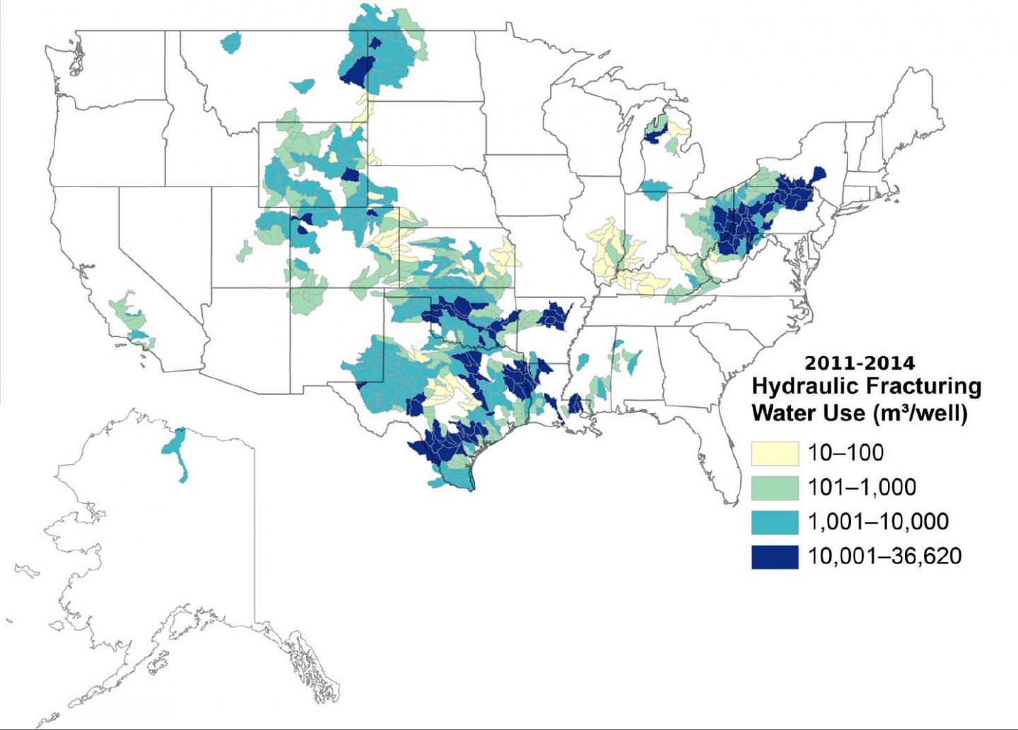 Water Usage for Fracture Wells