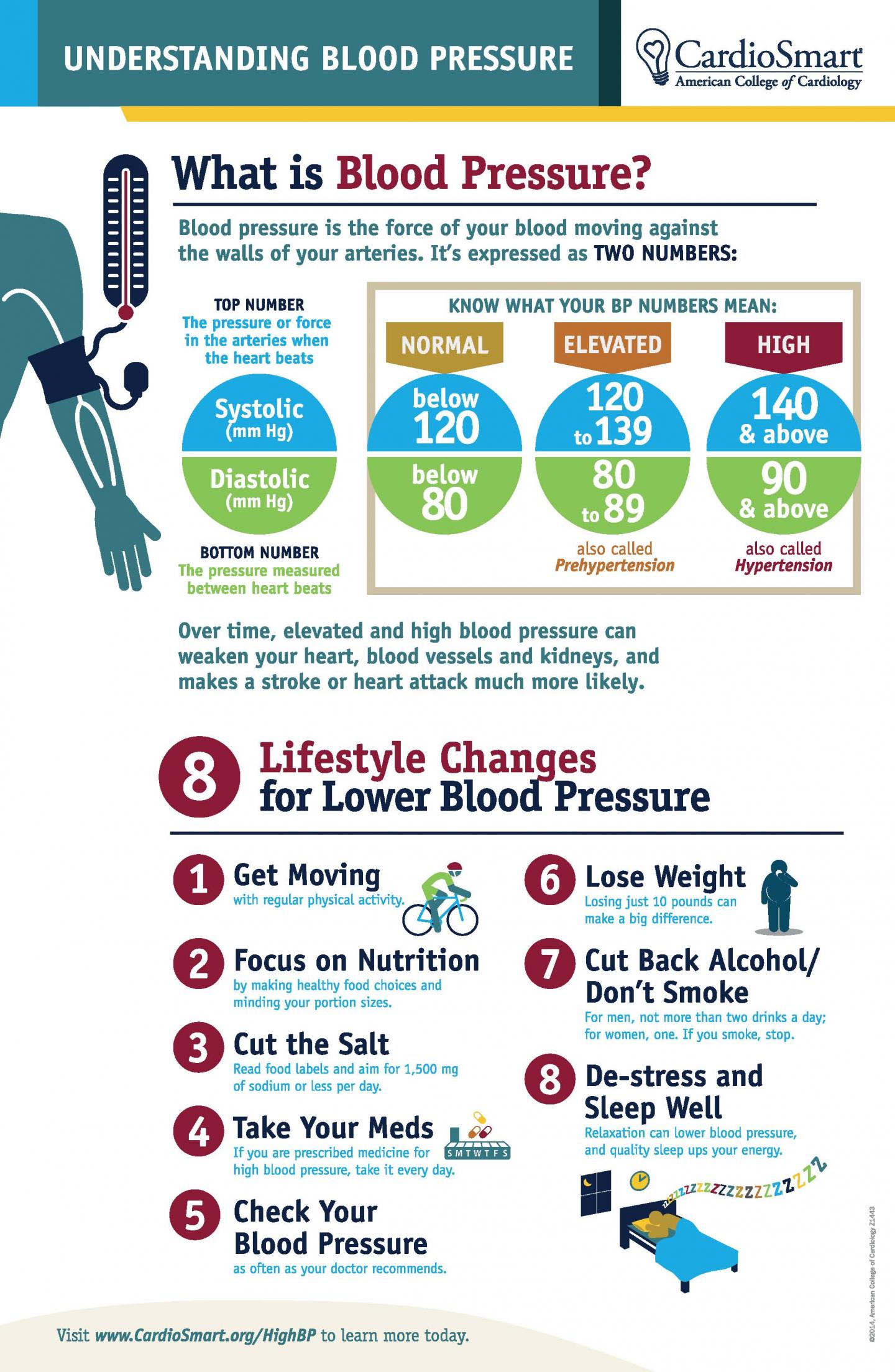 How to Measure Blood Pressure at Home Infographic