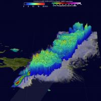 GPM 3-D Image of Rainfall over Haiti