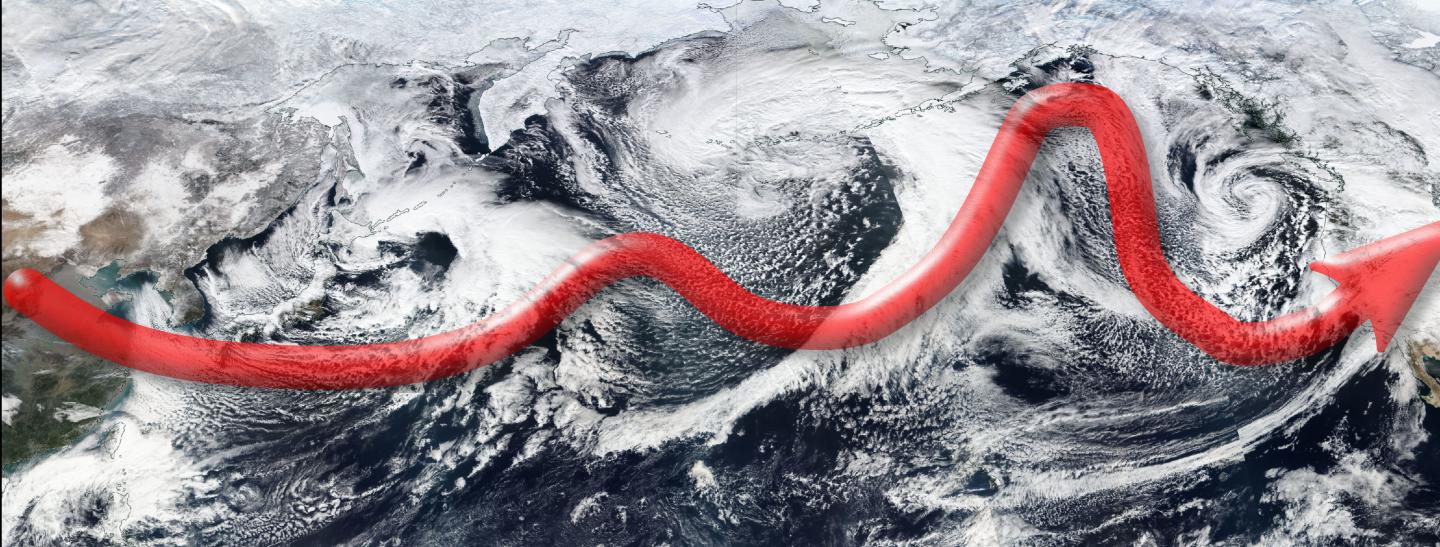 Westerly jet stream