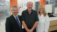 Ross Tsuyuki, Bernie Frost, and Lonni Johnson, University of Alberta Faculty of Medicine & Dentistry