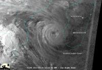 NASA-NOAA Night-Time Image Revealed Cyclone Haruna's Massive Eye