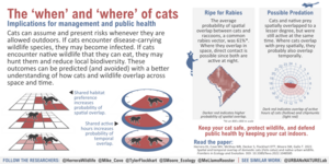 The "when" and "where" of cats