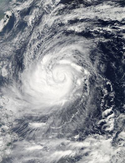 Typhoon Prapiroon on Oct. 10