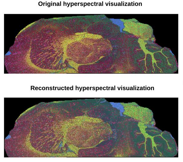 Hyperspectral visualization comparison