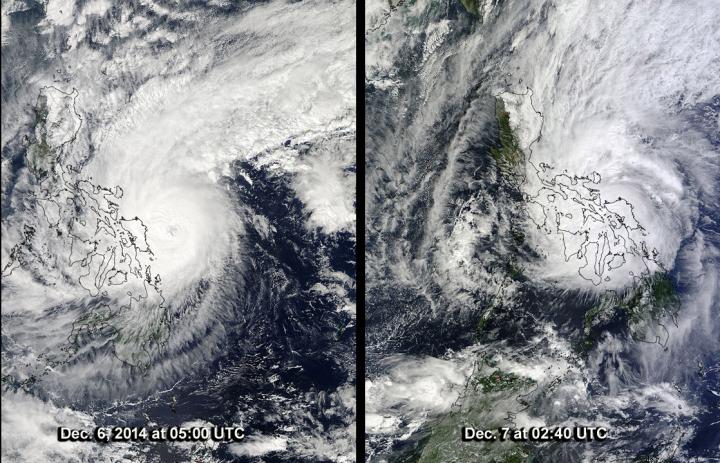 Time Series MODIS Image of Hagupit