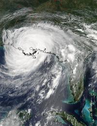 NASA MODIS Image of Tropical Storm Issac on Aug. 29, 2012