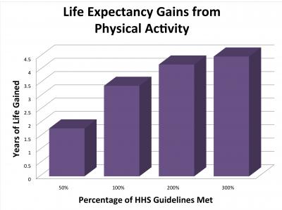 Life Expectancy Gains from Physical Activity
