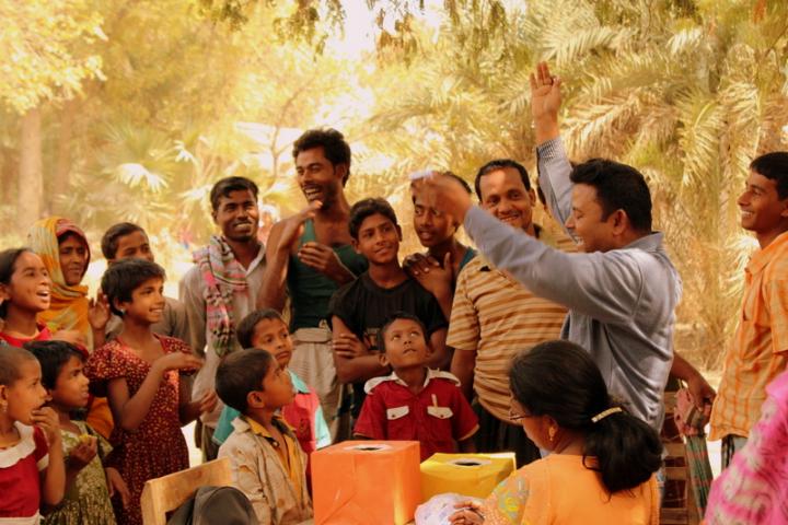 Participants in a Random Lottery for a Sanitation Subsidy in Bangladesh