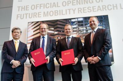 BMW Group and NTU signs MOU to Set up a Joint Lab for Future Mobility Research