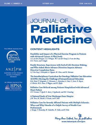 <i>Journal of Palliative Medicine</i>