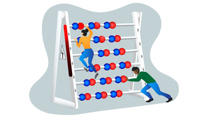 "Sliding and Climbing a Ladder-Ferroelectric"