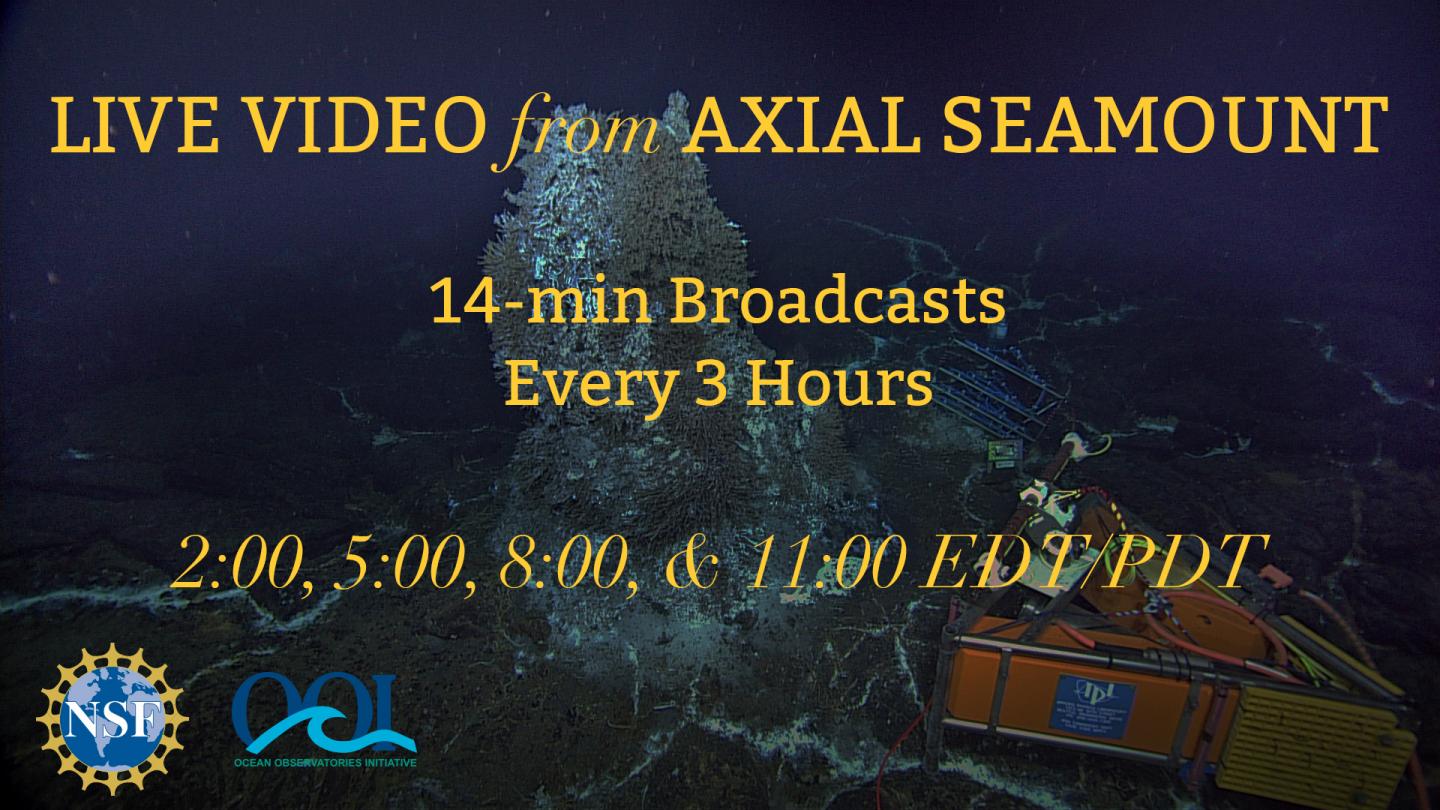 National Science Foundation Ocean Observatories Initiative Links Oceans, Shore