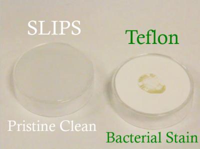 Comparison of SLIPS to Teflon