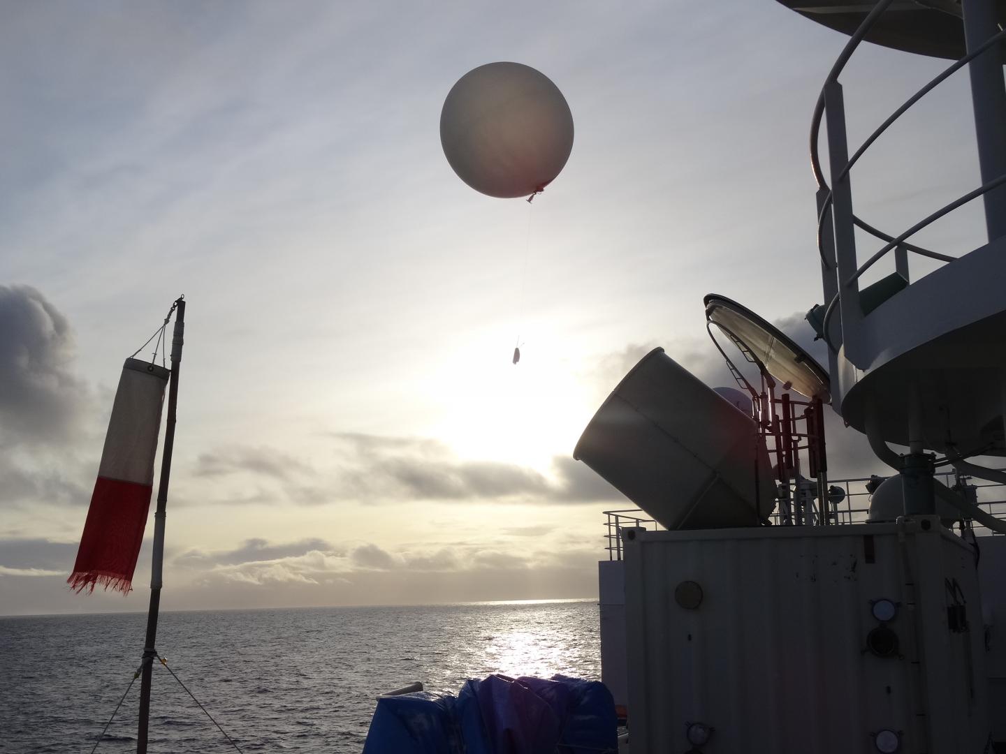 Balloon with Radio Sonde