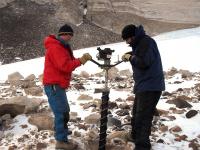 Drilling into Permafrost is Challenging