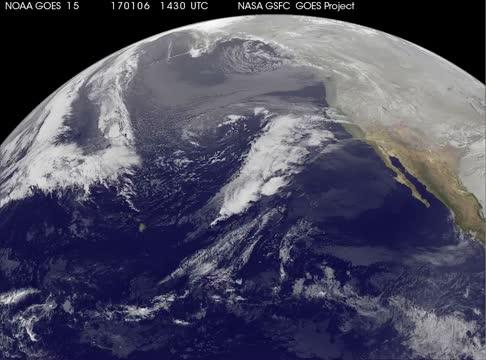 GOES Animation of Pacific Northwest Winter Storm