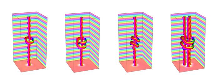 Computer simulations of hopfion rings