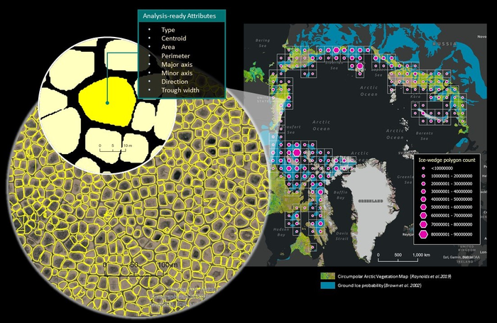 Monitoring Arctic Permafrost with Satellites, Supercomputers, and Deep Learning