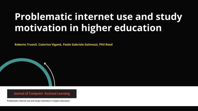 Problematic Internet Use and Study Motivation in Higher Education