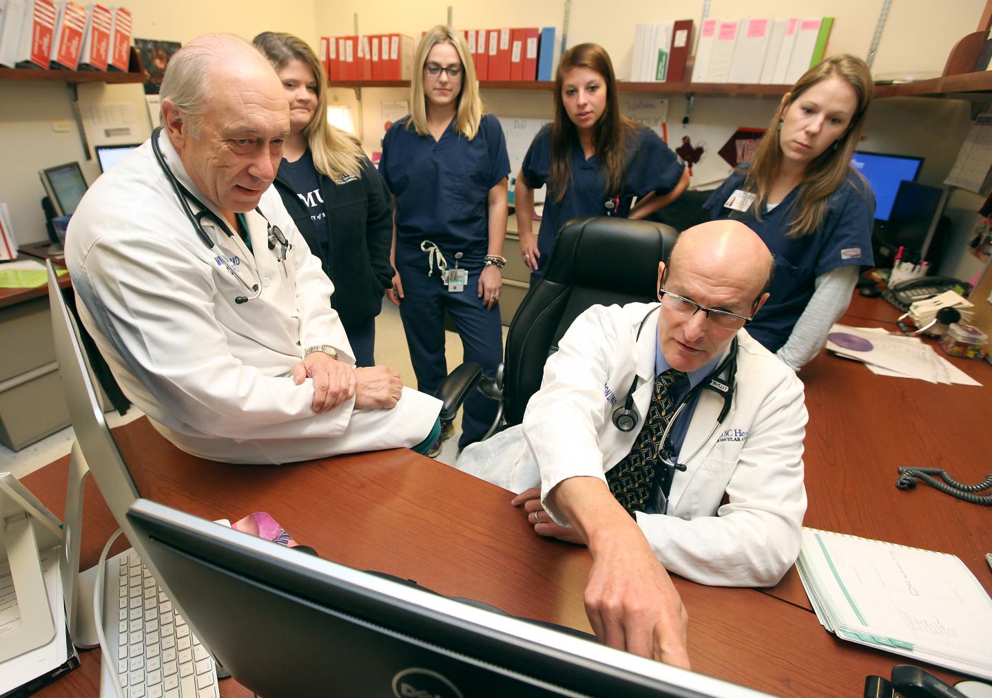 Dr. Michael Zile and Dr. Sheldon Litwin