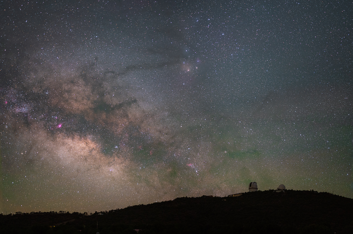 Milky Way over McDonald Observatory