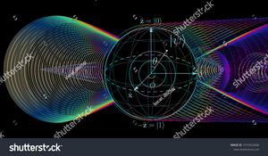 Graphic of quantum logic gate