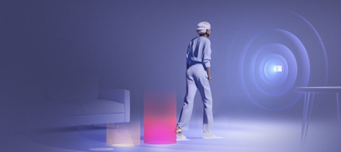 Radar sensor acquires real-time, high-resolution reading of a person’s walking pattern