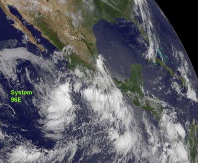 GOES-11 Satellite Sees System 96E
