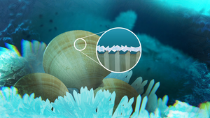 Scallop underwater