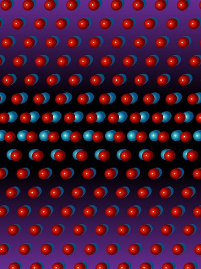  3-D Atomic Resolution Screw Dislocation