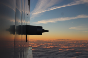 Intake for fine particle pump at Pic du Midi Observatory.