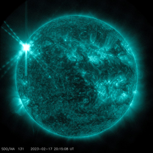 Sun Releases Strong Solar Flare