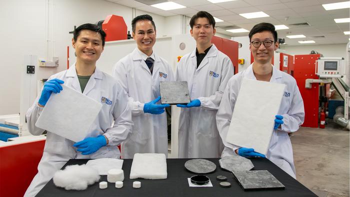 The NUS research team behind the innovative aerogels