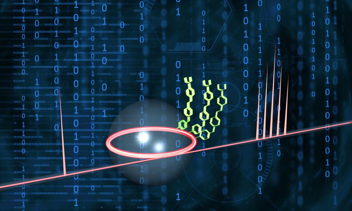 Image of Organic-Molecule Enhanced Frequency Comb