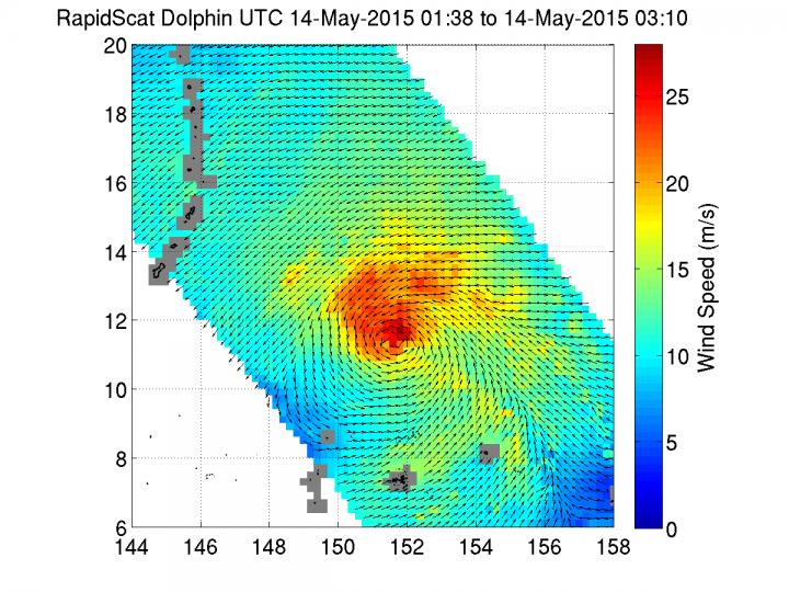 RapidScat Image of Dolphin