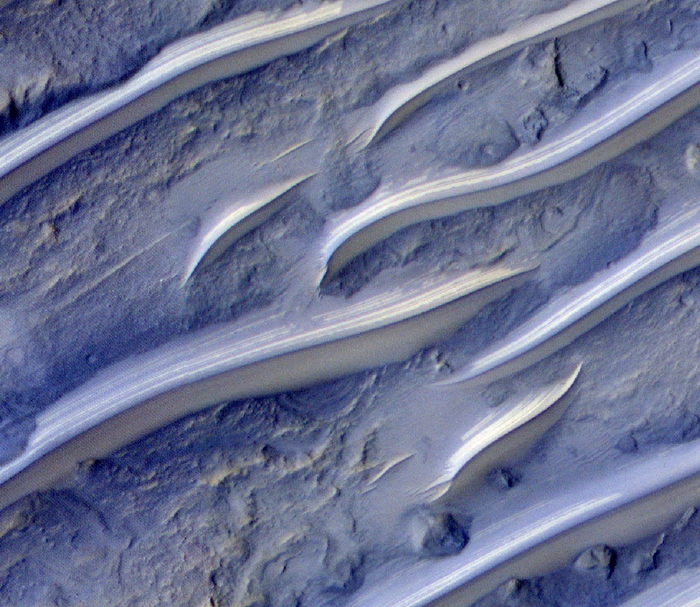 Satellite photo from the Iapygia Quadrangle of Mars