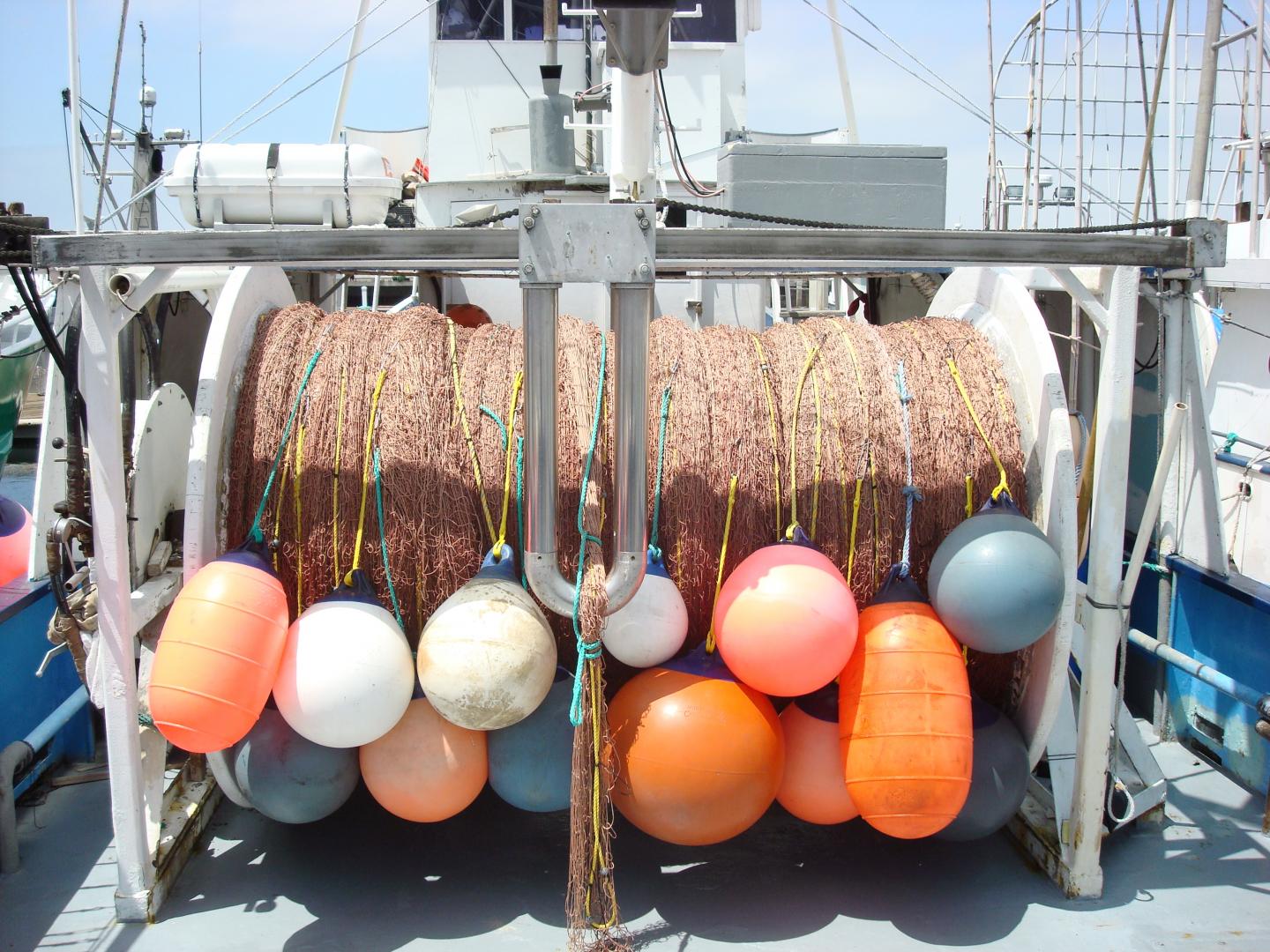 Gillnet Fishing Boat off the California Coast