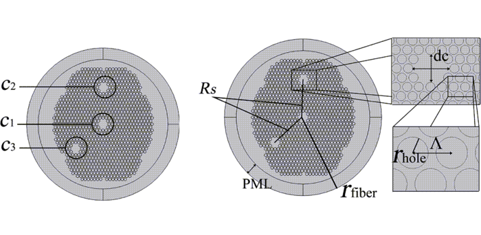 The three-core optical fiber sensor designed by the researchers for measuring spine curvature.