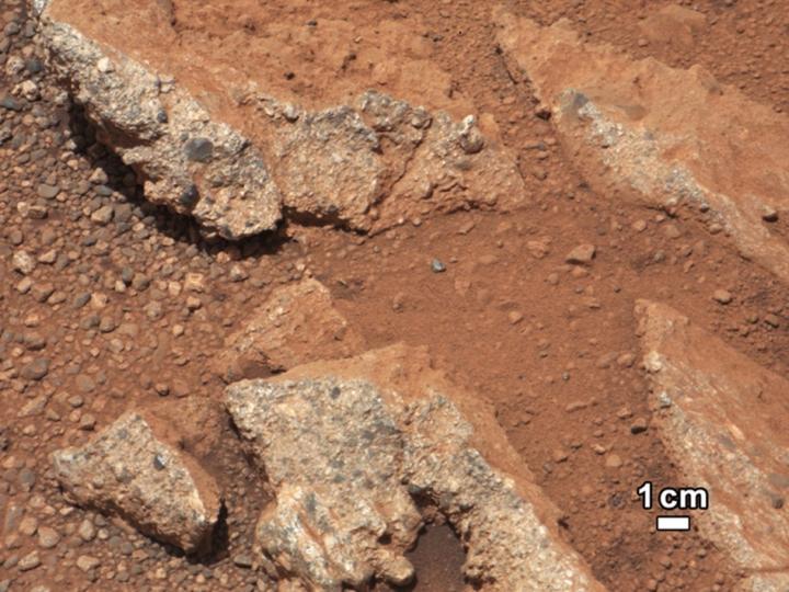 Rounded Pebbles on Mars