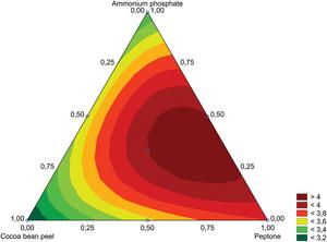 Optimization of mixtures of nitrogen sources for cost-effective amylase production utilizing the peach palm waste by Trichoderma stromaticum.