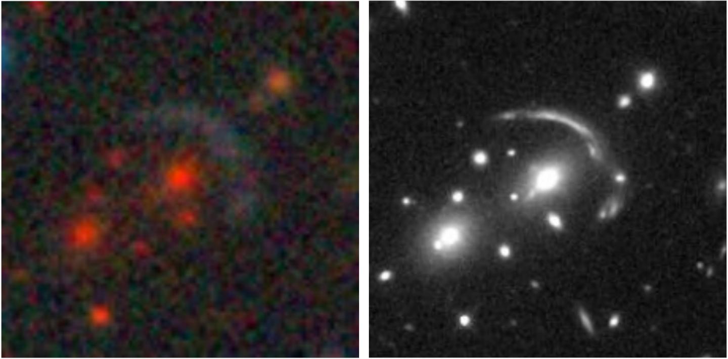 Lens Candidate Image Comparison